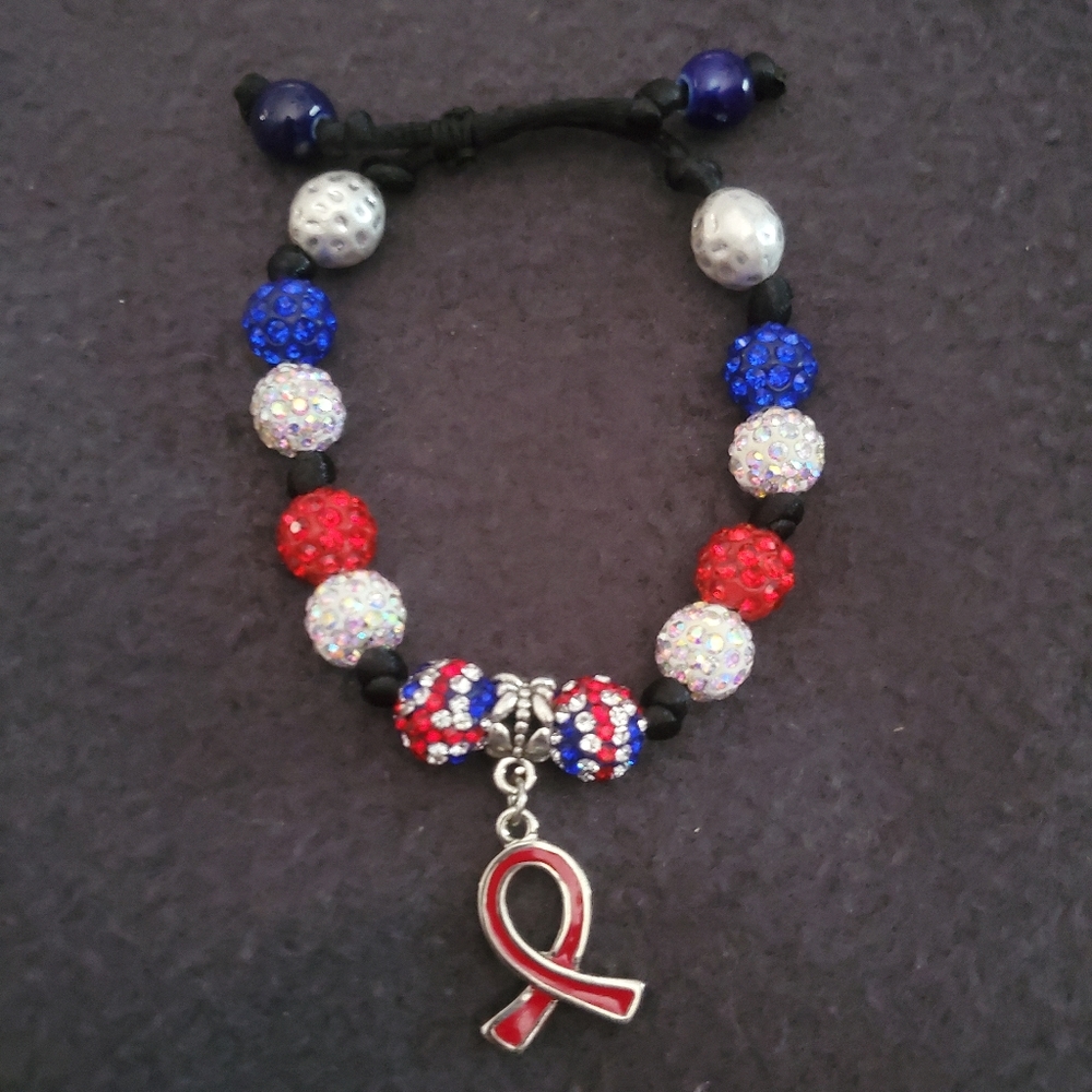 Handmade 4th of July Bracelet